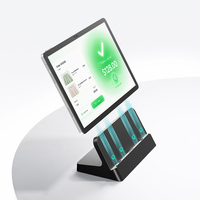 Tablette Android NFC de 10,95 pouces avec station de charge, paiement sans contact, tablette de point de présence des patients, kiosque de bienvenue, tablette PC intelligente pour les soins de santé