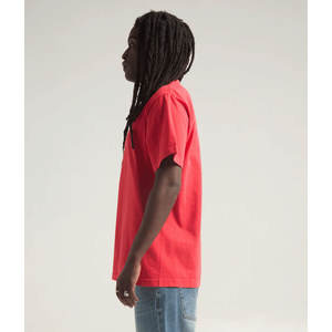 Camiseta de cuello redondo teñida con ropa Shaka Wear, camiseta personalizada de talla grande con estampado bordado liso para hombre - Product Image 6