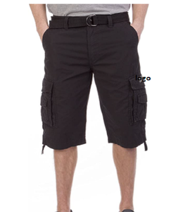 En gros Hommes de Ceinture Messenger Cargo Short Reg et Big and Tall Tailles 100% Coton Importé Bouton fermeture Laver À La Machine - Product Image 1