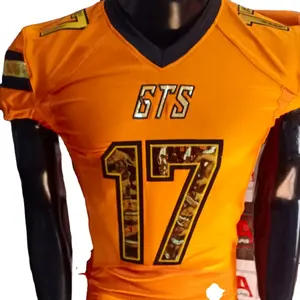 Divise da Football americano di qualità disegni personalizzati stampa sublimata Quick Dry traspirante uniforme da Football americano vendita