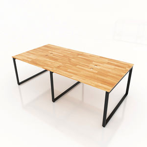 BFCBCN06-Pieds de bureau en fer 25x50 compatibles avec le mobilier de bureau Dimensions 120x240 (cm) - Product Image 2
