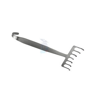 Crochets et rétracteurs pour lifting des sourcils, rétracteur à 7 branches, 18 cm, acier inoxydable - Product Image 1