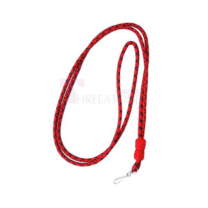 Cordones de cordón de poliéster 100% hechos a medida Cordones de silbato de último estilo con servicio OEM Cantidad a granel Acabado de recubrimiento Bolsas incluidas - Product Image 4