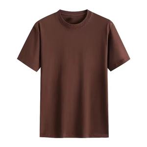 Men's Oversized 100% Cotton Crew Neck Short Sleeve Tees Lightweight Loose Fit Solid Pattern <b>Tshirts</b> - Product Image 5