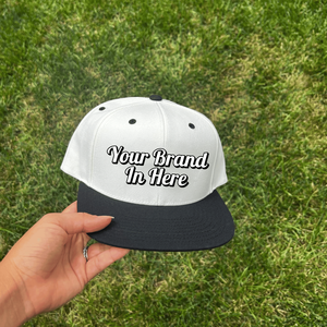 Venta al por mayor de gorras deportivas de Hip Hop Vintage Baseball Flat Bill Snapback Hat Snapback Caps sombreros de tela de algodón con logotipo personalizado - Product Image 1