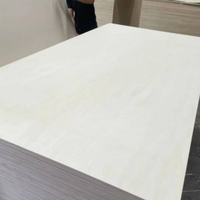 Panneau de contreplaqué peuplier à surface lisse et sablée blanche pour la production de meubles de cuisine modernes et les côtés de tiroirs