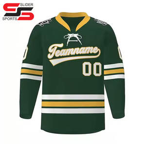 เสื้อเจอร์ซีย์เล่นฮ็อกกี้น้ำแข็งผ้าโพลีเอสเตอร์ตาข่ายออกแบบได้ตามต้องการสำหรับผู้ชาย - Product Image 5