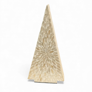 Ornement de Noël artisanal en nacre pour la décoration de table festive et cadeau de vacances en provenance du Vietnam - Product Image 1