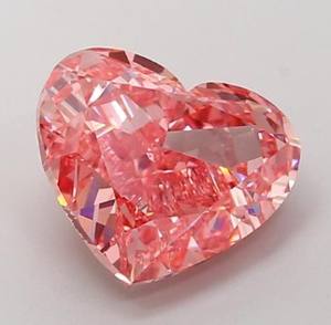 Diamante Sintético Cultivado en Laboratorio, Corte Corazón, Rosa Intenso, 5.05 CT, Certificado IGI Aniva, para Joyería - Product Image 2