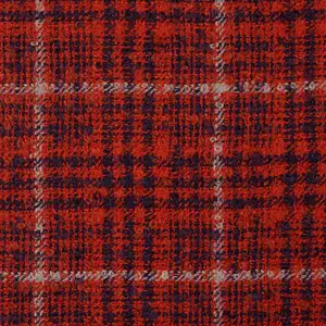 Grosir wol tenun kotak-kotak wol wol Tartan memeriksa kain untuk mantel musim dingin pabrik pasokan langsung untuk membuat mantel jas hujan