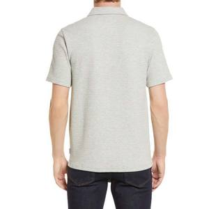 Camiseta de Verano 2025 para Hombre, Corte Ajustado, Cierre Frontal, Estilo Deportivo Informal, Estampada, Color Sólido, Transpirable, Talla Grande, Algodón, Talla Extra - Product Image 3