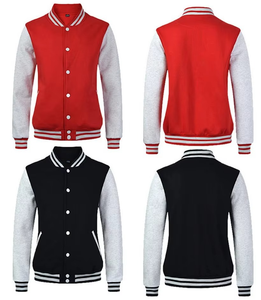 Moda Oversize Baseball Letterman Chenille Bomber Varsity Jacket Streetwear Parche bordado personalizado Chaquetas universitarias en blanco - Product Image 1