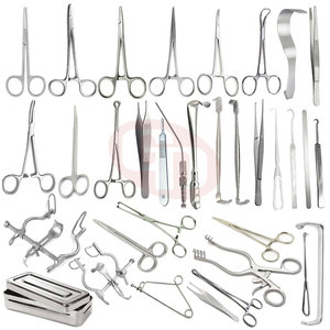 El Kit de instrumentos quirúrgicos generales incluye fórceps de abrazadera de soporte de aguja y juego de instrumentos quirúrgicos de tijeras quirúrgicas - Product Image 5