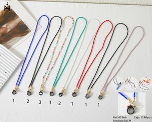 Cadena para Gafas Angelina Trendy, Colorida y Trenzada con Metal, Correa Antipérdida para Gafas de Sol y Lectura, 70cm - Product Image 2