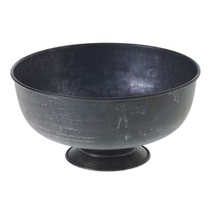 Cuenco Decorativo Clásico Pequeño con Pedestal, Bañado en Oro, Acabado Rústico, de Lujo, para Decoración del Hogar o Balcón - Product Image 3