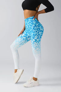 Leggings de yoga et de sport pour femmes de la marque FITFASHION, taille haute, style uni, avec logo de fabrication pour adultes - Product Image 3