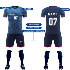 ชุดเสื้อเจอร์ซีย์ฟุตบอลของผู้ชายชุดเสื้อฟุตบอลและชุดวอร์มสำหรับเด็กชุดเครื่องแบบชุดกีฬาสำหรับเด็กผู้ชาย - Product Image 3