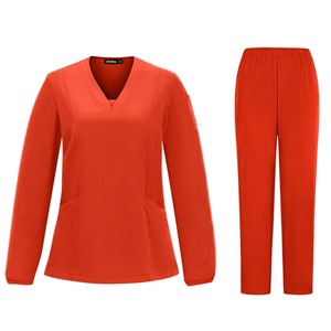 ชุดยูนิฟอร์มสำหรับโรงพยาบาลพยาบาลสำหรับผู้หญิงชุดผ่าตัดแขนยาวสำหรับร้านเสริมสวย - Product Image 4