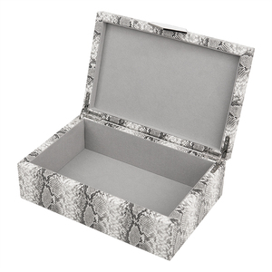 2pcs mô hình da rắn PU hộp da MDF Hộp Quà Tặng bằng gỗ Bao bì với gương nhỏ xử lý với Saber giấy chứng nhận - Product Image 1