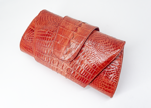 2024 dernière marque de créateur en cuir de Crocodile sac à main à rabat croisé pour les femmes motif de Logo personnalisable avec fermeture de couverture - Product Image 2