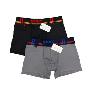 Pantalones cortos de tejido de punto de viscosa duraderos de tiro medio para hombre, ropa interior transpirable de buena calidad con logotipo en varios colores para adultos - Product Image 3