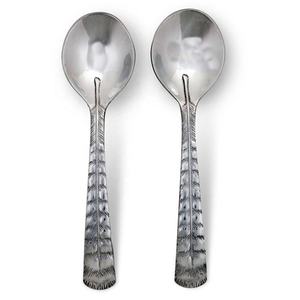 Juego de servicio de acero inoxidable para ensaladas, conjunto de acero inoxidable de alta calidad con espejo plateado pulido brillante, barra de ensalada - Product Image 1