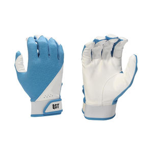 ถุงมือตีเบสบอลหนังล้วนระบายอากาศได้ดีสายรัดข้อมือปรับได้ - Product Image 1