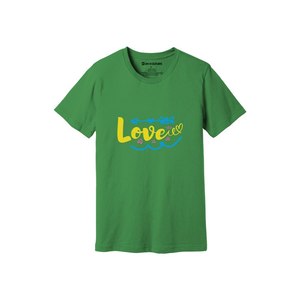 Camiseta informal de algodón 100% con temas de bondad 3D Imprimir 12 opciones de color 160-180 Colocación de diseño personalizable GSM pesado - Product Image 1