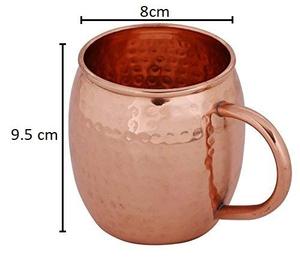 Taza de cobre de metal hecha a mano para una experiencia de bebida elegante y duradera Taza de té de cobre Moscow Mule Taza térmica al mejor precio - Product Image 6