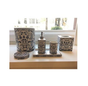 Vente en gros d'ensemble d'accessoires de salle de bain avec incrustation d'os personnalisé Accessoire pour chambre d'hôtel meilleure qualité meilleure vente - Product Image 2