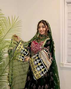 2024 nouveau Design dames mode afghan Kuchi femmes robes qualité supérieure manches longues pleine longueur robe traditionnelle afghane - Product Image 5