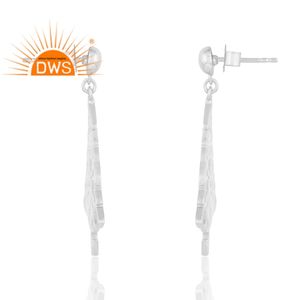 ต่างหูแบบห้อยสีเงินสเตอร์ลิงของ925เครื่องประดับตามสั่งสำหรับเป็นของขวัญสำหรับผู้หญิง - Product Image 4