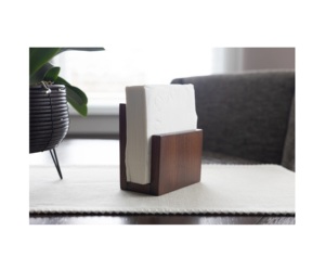 Rustic Farmhouse Handmade Wooden <b>Napkin</b> <b>Holder</b> | Wooden Tabletop Organizer for Kitchen, Dining Table, Cafe & Restaurant - Product Image 1