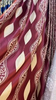 Tissu de rideau à motif et tissu de rideau textile en gros de Chine avec rideaux pour la décoration du salon
