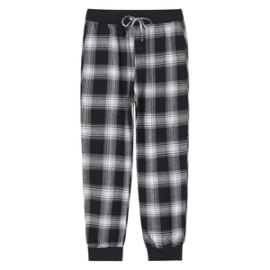 Pantalon de pyjama pour homme, léger, long, ample, à séchage rapide, en flanelle, avec cordon de serrage à la taille, imprimé - Product Image 1