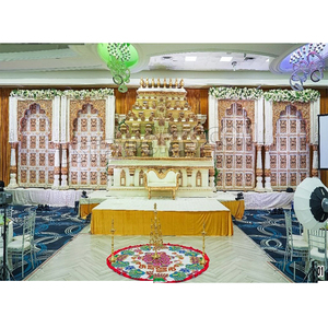 Mariage indien Gopuram thème Kalyanam Mandapam Grand Gopuram Mandap scène pour mariages tamiliens mariage indien Kalyanam Mandapam - Product Image 1