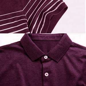 เสื้อโปโลผ้าไหมนมปักลายพิมพ์ลายพรางแบบสั่งทำพิเศษสำหรับผู้ชาย - Product Image 2