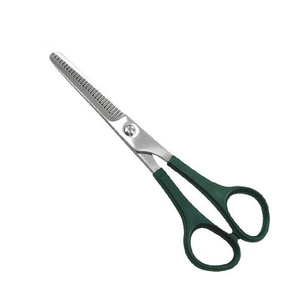 Top qualité main droite poignée en plastique cheveux amincissement ciseaux ciseaux de coiffeur - Product Image 4