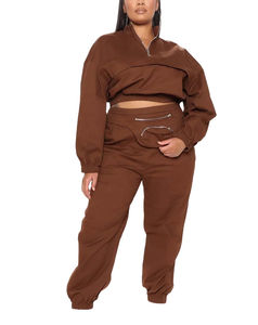 ชุดวอร์มสองชิ้นสำหรับผู้หญิงชุดออกกำลังกาย2025แฟชั่นใหม่ล่าสุดออกแบบได้ตามต้องการ - Product Image 6