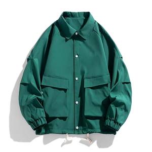 เสื้อแจ็กเก็ตกันน้ำสำหรับทุกเพศเสื้อโค้ทแฟชั่นทันสมัยน้ำหนักเบาออกแบบโลโก้ได้ตามต้องการ - Product Image 6