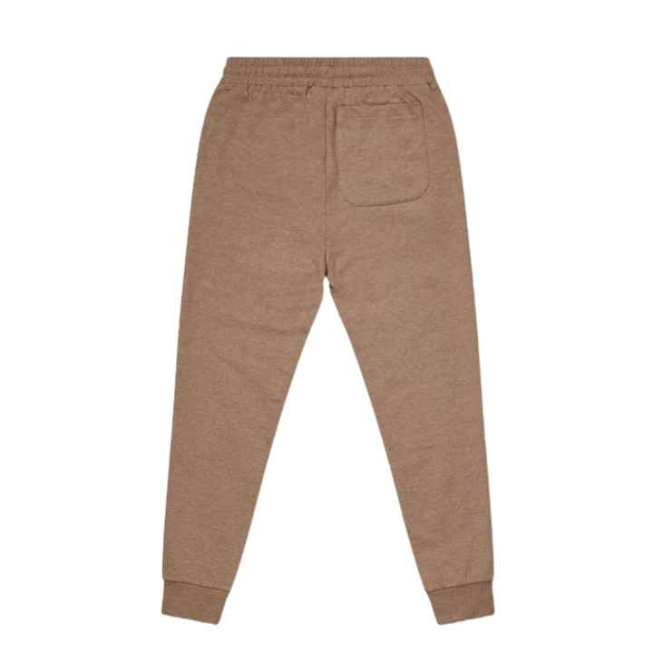 Mens Grey Marl Collective Sweatpants Relaxed Fit Soft Cotton Tapered Leg Everyday Use Elastic Waist and Ribbed Hem