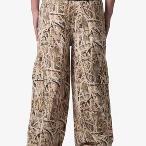 กางเกงยีนส์ขายาวทรงหลวมสำหรับผู้ชายแนวสตรีทสามารถปรับแต่งได้ - Product Image 1