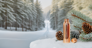 Handcrafted Copper Vessel Water <b>Bottle</b> Direct Drinking Accessory With Health Benefits for Unisex for Hiking - Product Image 4