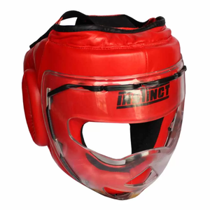 บริการ ODM ผู้ผลิตชั้นนำ หมวกป้องกันศีรษะแบบส่วนตัวสำหรับกีฬามวย ราคาถูก ผลิตจากหนังและ PU - Product Image 1