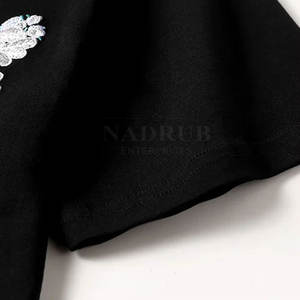 T-shirt brodé à la demande du client, meilleure vente au prix de gros, T-shirt brodé nouvelle arrivée - Product Image 4