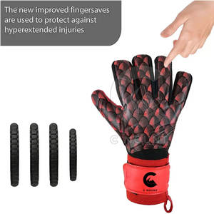 Fabricante profesional Guantes de portero de fútbol de cuero PU de alta calidad - Product Image 6