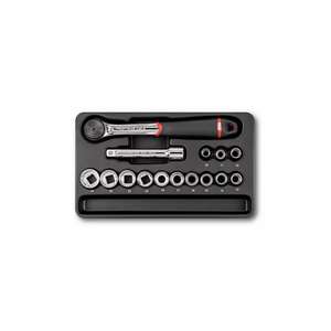 Usag 15-Piece <b>Ratchet</b> Set with Polygonal <b>Sockets</b> and Inserts Premium Product Category for <b>Sockets</b> - Product Image 1