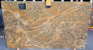 Losas de granito Golden Canyon pulidas para cocina, sala de estar, piso, comedor Exterior, baño, Villa, mostradores para escaleras - Product Image 2