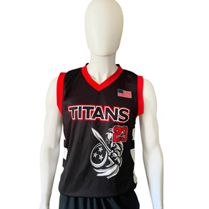 Venta al por mayor de camisetas de baloncesto impresas por sublimación personalizadas para hombres, uniformes de equipo transpirables, ropa deportiva OEM para clubes y escuelas - Product Image 3