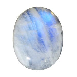 พลอยมูนสโตนสีรุ้งธรรมชาติ รูปทรงวงรีแบนเรียบ สำหรับทำแหวนเครื่องประดับ ขนาด 13x18 มม. พลอยหลวม - Product Image 2